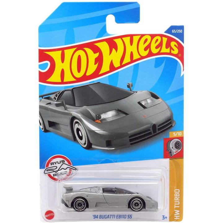 Original Hot Wheels 2022 HW Turbo 5/10 Silver '94 Bugatti EB110 SS Ryu ...