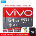 【COD+Ready Stock + FREE Shipping 】 VIVO A1 Memory Card Class10 8GB/16GB/32GB/64GB/128GB/256GB/512GB/1TB 90MB/s Micro SDHC TF Card for Yoosee V380. 