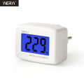 YIERYI DM55-1 Tester Plug-in Voltmeter 110V-300V 220V AC Digital Voltmeter EU Plug. 