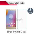 2Pcs Lenovo K6 Note Tempered Glass Screen Protector Polish Glass For Lenovo K6 Note. 