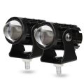 2-PCS Mini Driving Motorcycle Led Light 20w Dual Tone 3-Wires Fog Led For motorcycle, Car, Jeep. Led lights for bikes. 