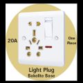Multi Light Plug Socket 20 Amp (9 in 1), 100% Copper, High quality light plug socket 20 Amp. 