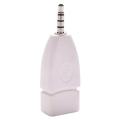 Vehicle 3.5mm Male Aux Audio Plug Jack to USB 2.0 Female Converter Adapter. 