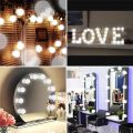 Vanity Mirror Lights, 5m USB Cable Hollywood Mirror Lights, 5 Lights Modes 3200K-6500K, 10 Dimmable Bulbs LED Makeup Light Adjustable 5 Brightness Modes. 