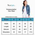 Women Longline Denim Jacket. 