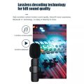 K-35 Wireless Collar Microphone Lapel Lavalier Omnidirectional Mic for Vlogging, Interview, Live Streaming Plug and Play, 65ft Range, Long Battery Life, Compatible with YouTube, BT Speakers, DSLR Camera. 