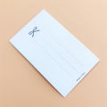 50PCS White hairpin card Trinket packaging hair display Cardboard Hair Clip. 