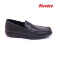 Bata Black Loafers For Men. 