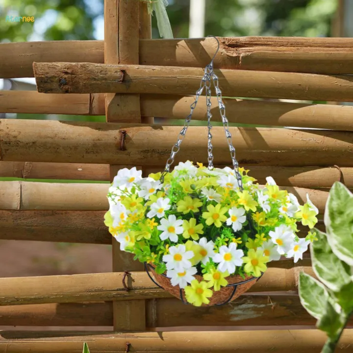 Artificial%20Flowers%20in%20Hanging%20Basket%20Garden%20Decor%20Bouquet%20for%20Yard%20Lawn%20-%20Image%203