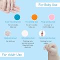 Electric Baby Nail Trimmer with 6 Grinding Heads and LED Light for Babies and Newborns. 