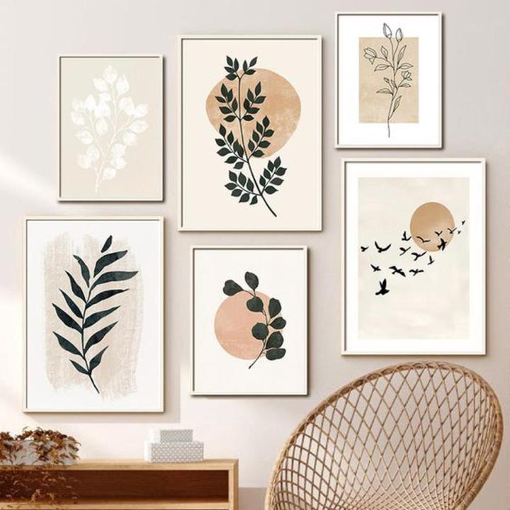 6 piece of  handmade canvas painting for your room, bedroom, lounge