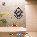 Fully Customized 3D wall decoration items, Wall Art, MDF Wall Decor, Housewarming Gift, Symbol Wall Decor, Wall Design, Wall Decoration Ideas, Endless Knot Wall Decor, Wall Design for Office, Bedroom, School (MDF) – Zento Stores. 