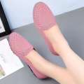 Summer Flying Weaving Women's Mesh Breathable Old Beijing Cloth Soft Sole Mom Casual Fashion Trend Embroidered Shoes. 