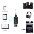 Kebidu USB Bluetooth Audio Receiver Wireless 3.5mm AUX Music Adapter for Speaker Headphone MP3 Car. 