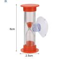 Childrenworld 2-minute Sandglass Timer Colorful Kids Toothbrush Timer with Suction Cup 2 Minutes Sand Timer for Efficient Time Management at Home Fun Hourglass Design. 