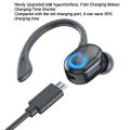 New S109 Wireless Earbuds Headset Hanging Ear Unisex Driving Can Answer The Phone Long Standby 1 Minute Fast Charge Single Headset. 