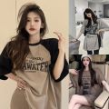 [T-shirt Oversize] (150kg Could Wear) Korean KOL Summer Oversize Women Short Sleeve Plus Size T Shirt Fashion Loose Print Oversize Tops. 