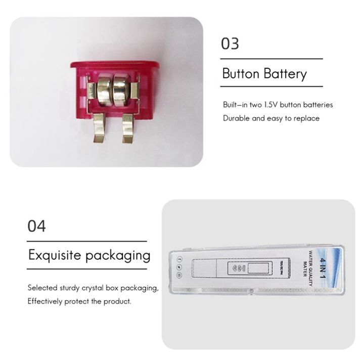 ADVANCED%E2%84%A2%204%20in%201%20TDS%20EC%20pH%20Temperature%20Multi-function%20Test%20Pen%20Digital%20Water%20Quality%20Tester%20Water%20Quality%20Test%20Pen%20Acidity%20Meter%20PH%20/%20TDS%20/%20EC%20/%20Temperature%20For%20Fish%20Aquarium%20Swimming%20Pool%20Drinking%20Water%20Hydroponics%20Sauce%20/%20Laboratory%20-%20Image%206