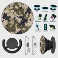 Popsocket Phone Grip With Free Mount Adapter - Camo Series v19 - PopSocket Black - SKINLEE-311-3-2. 