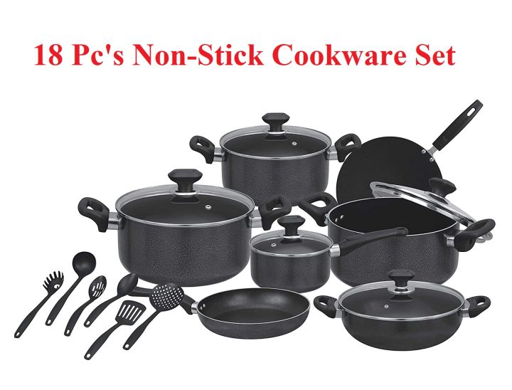 18%20Piece%20Non-Stick%20Cookware%20Set%20with%20Glass%20Lids%20Heavy%20Duty%20Pots%20and%20Pans%20Set%20Non-Stick%20Tawa%20Frying%20Pan%20Sauce%20Pan%20Cooking%20Pan%20Wok%20Spoons%20Set%20-%20Image%202