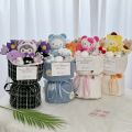 Sanrio Kawaii Kitty My Melody Kuromi Cinnamoroll Plush Doll Flower Toy Sanrio Bouquet Gift Box Valentine's Day Christmas Gifts. 