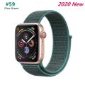Original Nylon Watch Band for Apple Watch Series 7 6 SE 5 4 3 2 1 Wristband Strap for iWatch 45mm 41mm 44mm 40mm 42mm 38mm Sport Loop Bracelet Belt Accessories Replacement for Smart Apple Watch. 