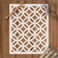 Moroccan Fabric Reusable Stencil For wall Painting Art DIY Home Decor, Album Crafts and Canvas. 