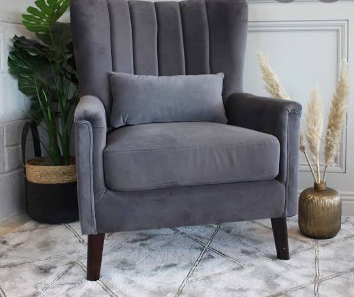 1%20Modern%20Sofa%20Khash%20Desigen%20One%20Seater%20Black%20valvet%20Colour%20With%201%20cousion%20free%20%7BSpecial%20Offer%20available%7D%20-%20Image%202