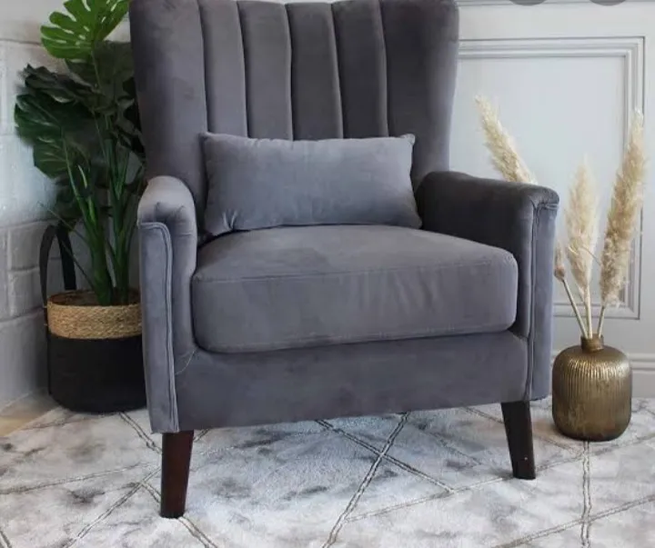1%20Modern%20Sofa%20Khash%20Desigen%20One%20Seater%20Black%20valvet%20Colour%20With%201%20cousion%20free%20%7BSpecial%20Offer%20available%7D%20-%20Image%202