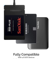 Sabrent USB 3.0 to SSD  2.5-Inch SATA Drive Adapter. 