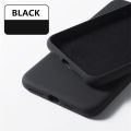 Oneplus 10T Soft Liquid Silicone Case For One Plus 10T Slim Soft Back Cover Black. 