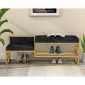 Seat Corner Bench / Bench / Tufted Backless Bench / Tufted Bench / Cushion Top Bench / Entryway Bench. 