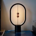 USB Rechargeable Hengpro Balance LED Table Lamp Ellipse Magnetic Mid-Air Switch Eye-Care Night Light Touch Control. 