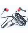 3.5mm Max 300 Headphone for HTC One M8 M7 Butterfly - Non-Retail Packaging - Red. 