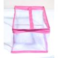 CUSTOMIZE Multi Purpose Cosmetic PVC Plastic Bag Organizer Storage Jewellery Vanity Box Makeup Kit (Transparent). 
