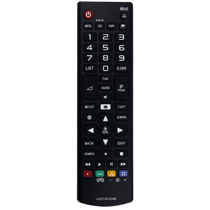 AKB74915346 Remote Control Black Remote Control for LG TV 24MT48DG-BZ 24MT48S 24MT48 24MT48DF-PZ Accessories