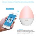 Bluetooth Ultrasonic Cool-Mist Humidifier with Essential Oil Aroma Diffuser with 7 Color LED Lights - 450ml. 