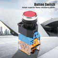 Push Button Switch Self Locking LED Latching Emergency Stop. 