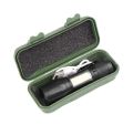 Pocket size torch light - Mini LED Micro USB Charging with Cable and Case - Powerful torch COB Small Rechargeable - Swat Rechargeable Hand Lamp -Mini Flashlight Built In Battery Zoom Torch -  Adjustable Outdoor Waterproof emergency Pocket Light. 