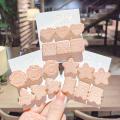 【HOT】 Korean Net Red Bear Biscuit Hairpin Clip Cute Simulated Biscuits Hair Clip Headbands Hair Tie Kids Hairclip Hair Accessories. 