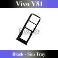 Vivo Y81-Black SIM Tray Sim Jacket Sim Slot Sim Door For Vivo Y81-Black. 