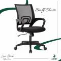 Shizi Office Revolving Chair for Staff - Computer Chair (Black). 