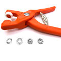 Tich Button Machine with Metal Snaps Buttons Metal Buttons For Kids clothes, Plier tool for shoes, bibs, Press Studs Kit, Sewing Tool. 