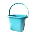 Premium Pure Plastic bucket square 6 litre with plastic handle. 