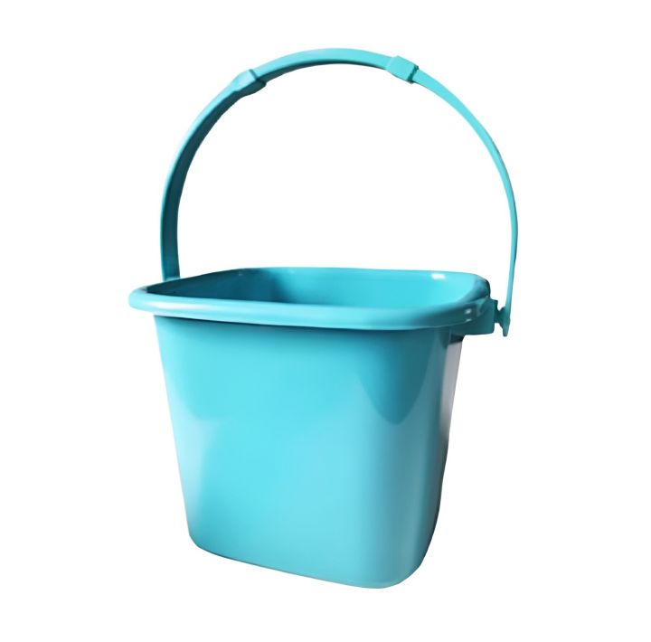 Premium Pure Plastic bucket square 6 litre with plastic handle