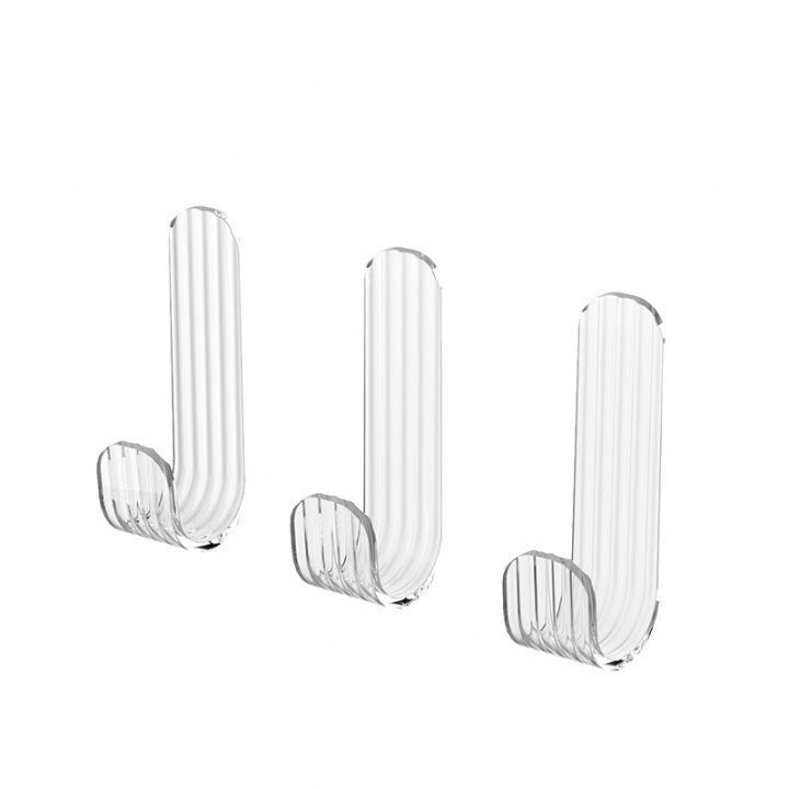 5PCS%20Acrylic%20Tranparent%20Multifunction%20Wall%20Hook%20Key%20Cloth%20Organizer%20Hanger%20Bathroom%20Robe%20Towel%20Rack%20Kitchen%20Hardware%20Hooks%20Adorelove%20-%20Image%203