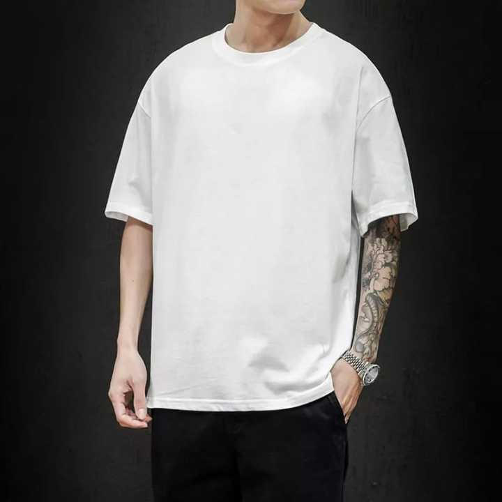 Oversized%20Mens%20And%20Women%20Dropped%20Shoulder%20Short%20Sleeve%20Tops%20Summer%20New%20Korean%20Style%20Loose%20Fit%20T-shirt%20-%20Image%209