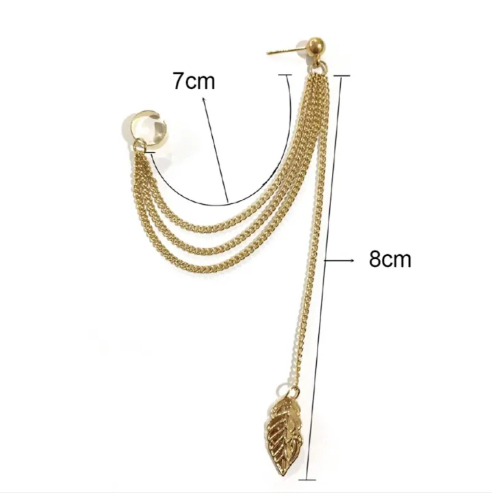 Flower%20Leaf%20Stud%20Ear%20Cuff%20Clip%20On%20Earings%20For%20Girls%20Stylish%20Ear%20Rings%20New%20jewellery%20for%20girls%20-%20Image%206