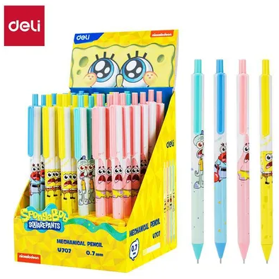 Deli - EU707-Spongebob Squarepants 0.7 mm Mechanical Clutch Pencil (1 Pc)