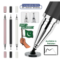 2 In 1 Stylish Universal Practical Dual-use Capacitive Tablet Stylus Pen Exquisite Double-headed Silicone Disc Drawing Tablet Phone Capacitor Pen|Best 2In1 Stylus Pen For Mobile Phone Tablet Drawing Pencil Universal Touch Screen Penf or Andrid,all devices. 